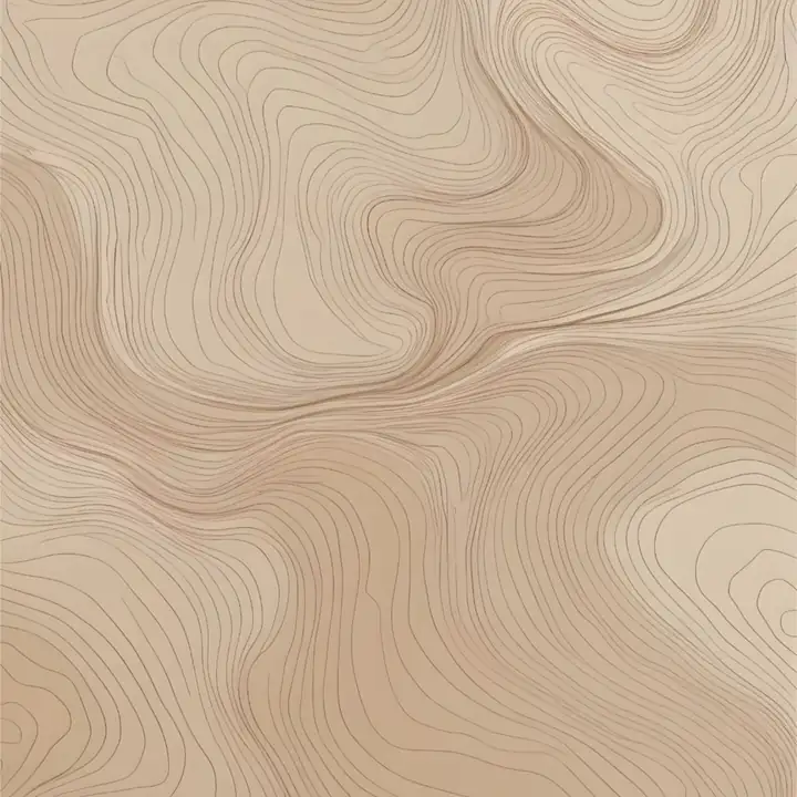 Warm sand swirled into fine contour lines
