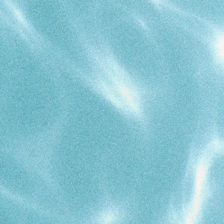 A turquoise surface with a moving shimmer