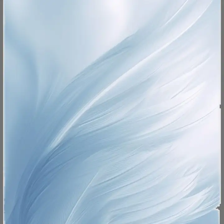 A white silk veil lifted by air